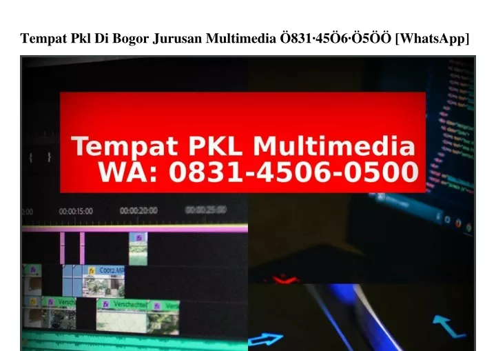 tempat pkl di bogor jurusan multimedia