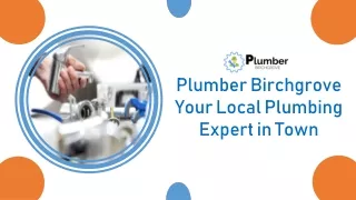 Plumber Birchgrove Your Local Plumbing Expert in Town