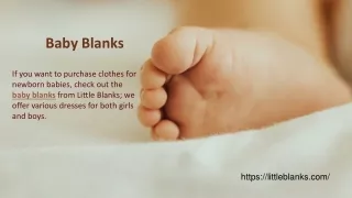 Baby Blanks