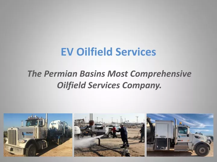 ev oilfield services