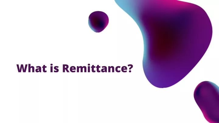what is remittance