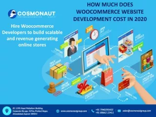 How much does WooCommerce website development cost in 2020