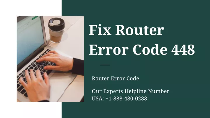 fix router error code 448