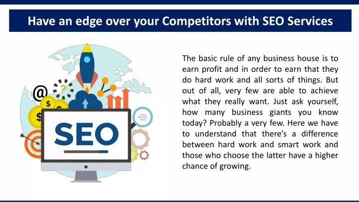 have an edge over your competitors with