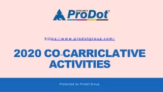 2020 co carriclative activities