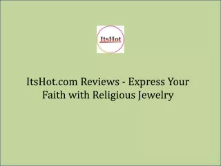 Itshot.com Reviews - Express Your Faith with Religious Jewelry