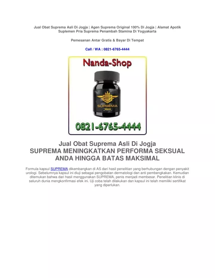 jual obat suprema asli di jogja agen suprema