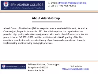 email admission@agieducation org call