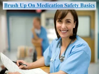 Brush Up On These Medication Safety Basics