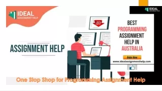 one stop shop for programming assignment help