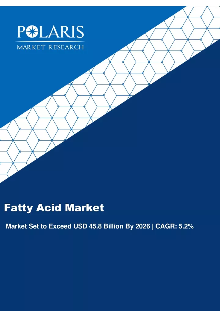 fatty acid market