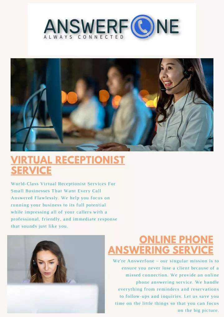 virtual receptionist service