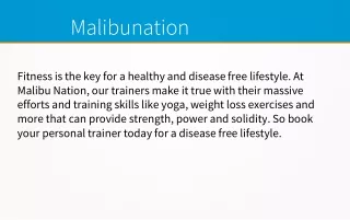 Malibu Nation - Fitness Training