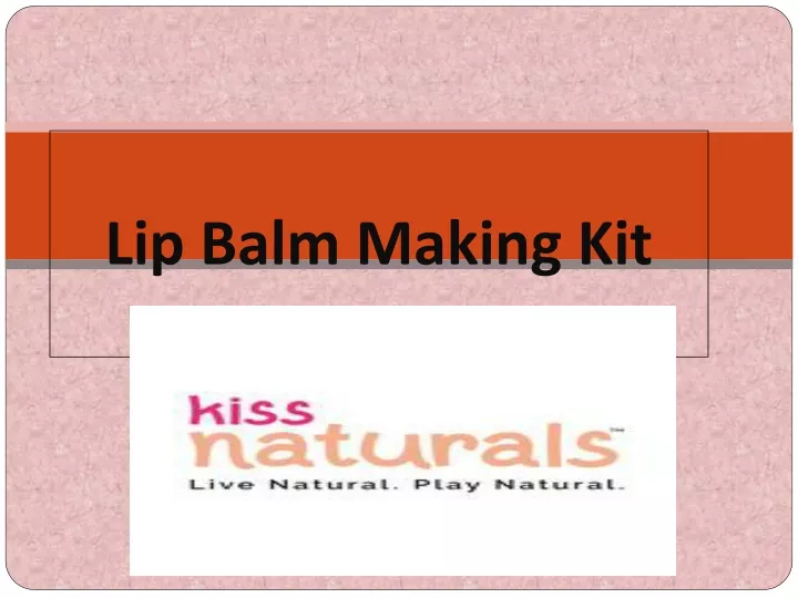 lip balm making kit