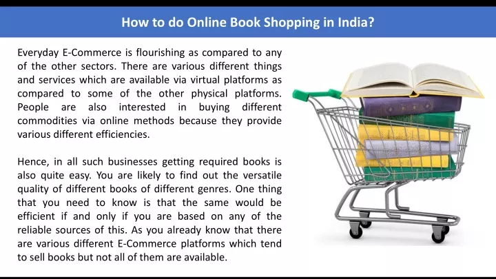 how to do online book shopping in india