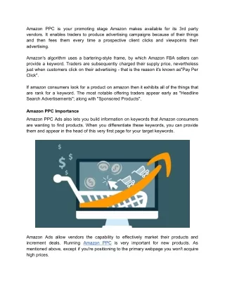 amazon ppc is your promoting stage amazon makes