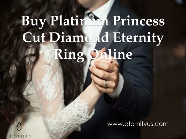 buy platinum princess cut diamond eternity ring online