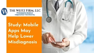 study mobile apps may help lower misdiagnosis