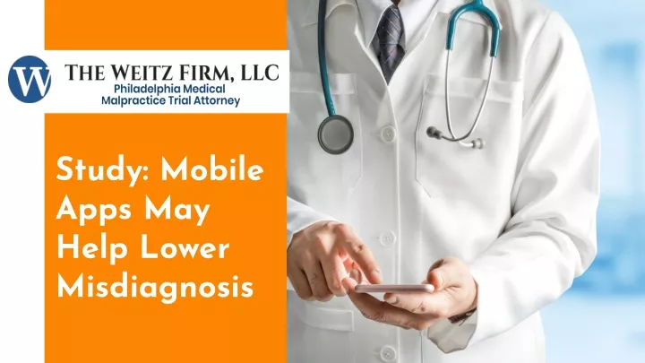 study mobile apps may help lower misdiagnosis