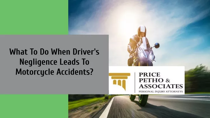 what to do when driver s negligence leads