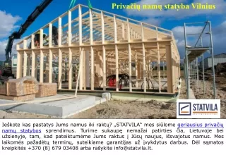 priva i nam statyba vilnius