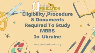 eligibility procedure documents required to study