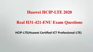 huawei hcip lte 2020 real h31 421 enu exam