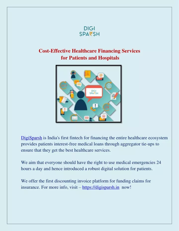 cost effective healthcare financing services