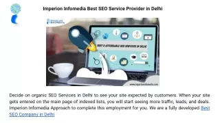 Imperion Infomedia Best SEO Service Provider in Delhi