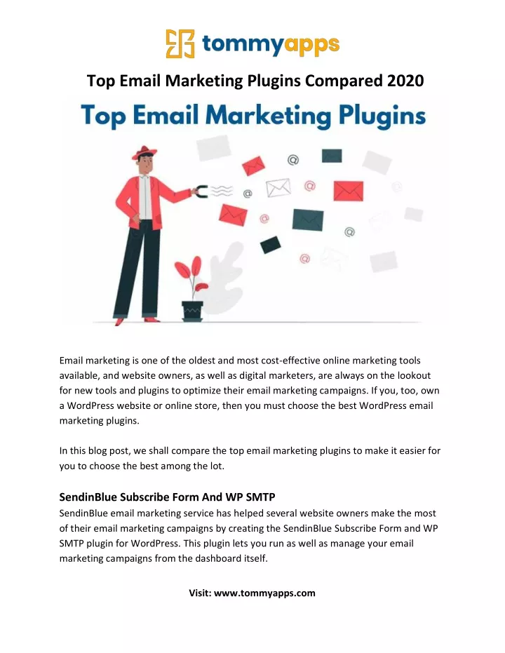 top email marketing plugins compared 2020