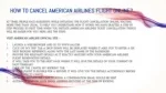 How to cancel American Airlines Flight Online? - slide 1