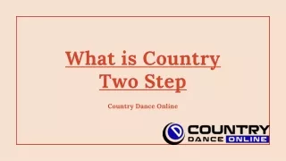 Triple Step Country Dance