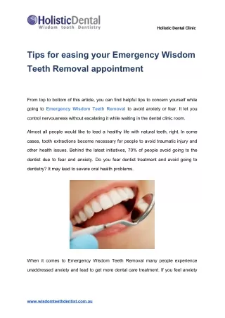 holistic dental clinic