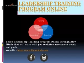 Leadership Training Program Online