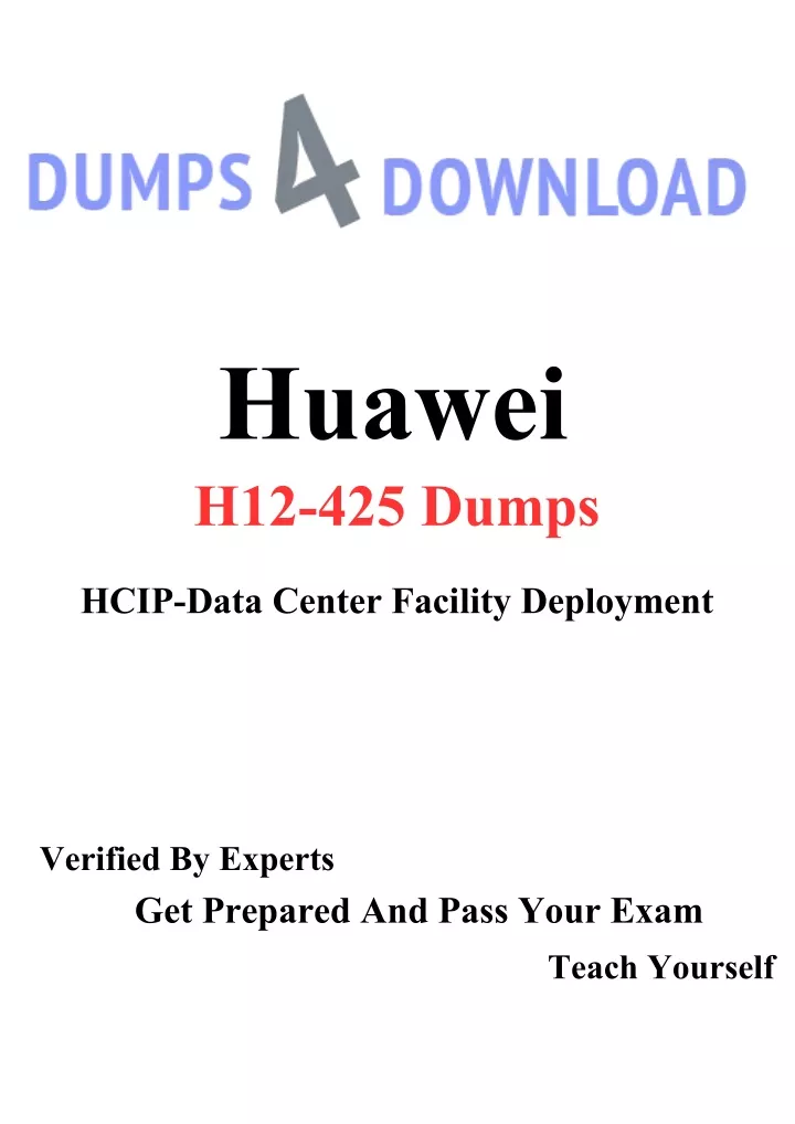 huawei h12 425 dumps