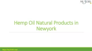 Hemp Oil Natural Products in Newyork