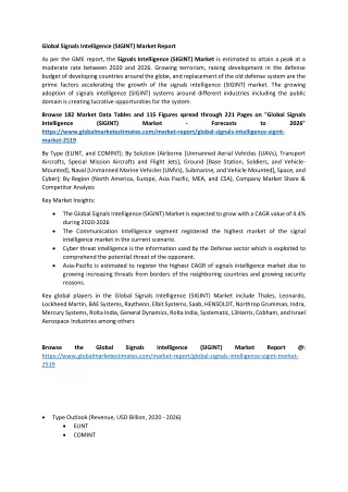 Signals Intelligence (SIGINT) Market Size & Growth