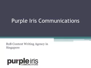 Professional Article & Blog Writing Services | Purple Iris Communications
