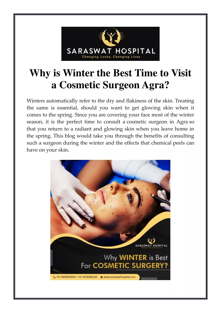 why is winter the best time to visit a cosmetic