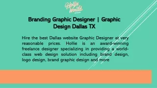 Branding Graphic Designer | Graphic Design Dallas TX