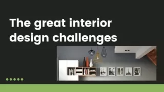 The great interior design Challenges