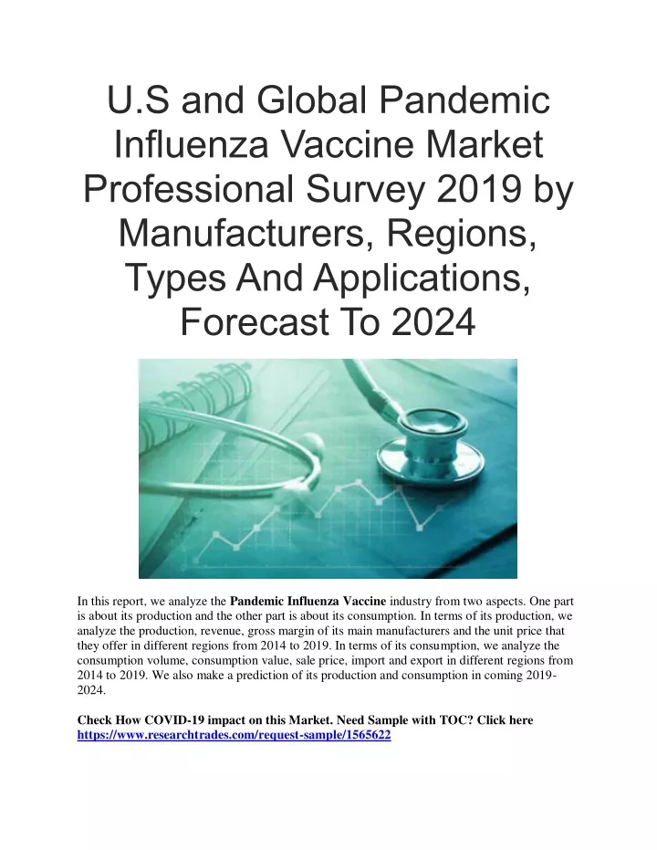 u s and global pandemic influenza vaccine market