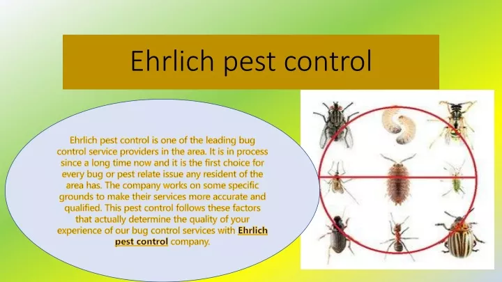 ehrlich pest control