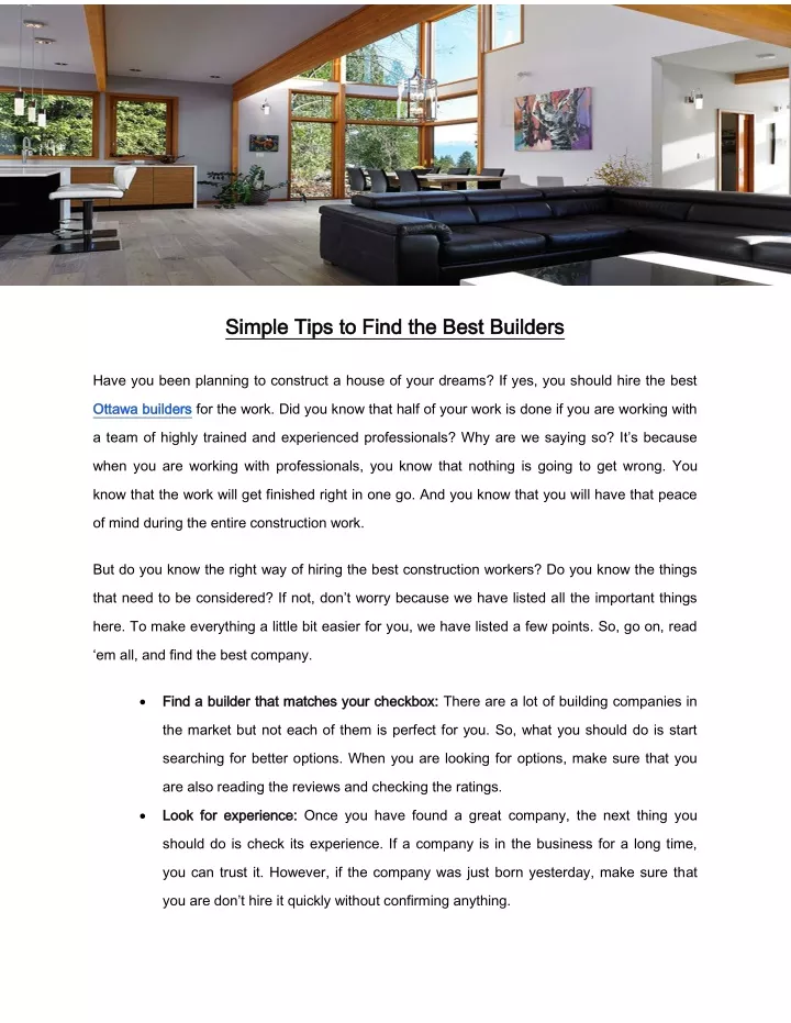 simple tips to find the best builders simple tips