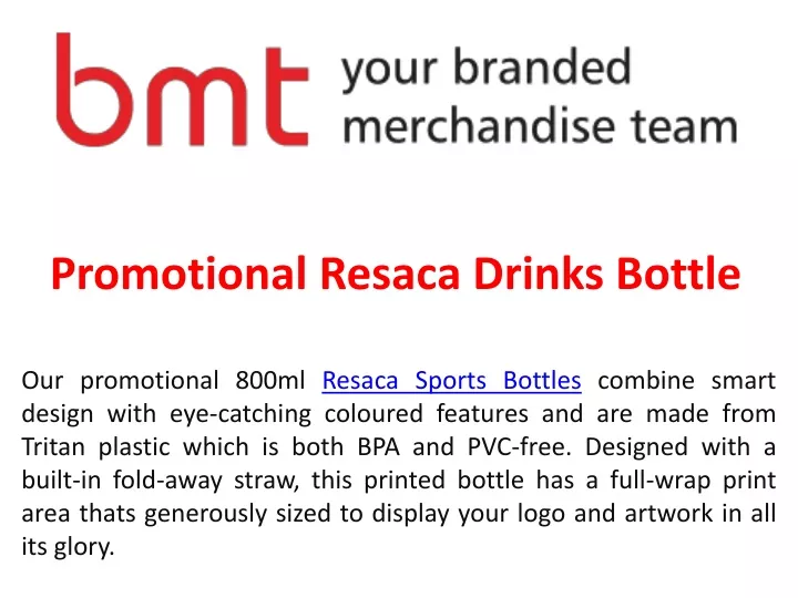 promotional resaca drinks bottle
