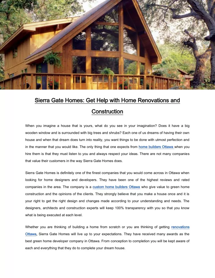 sierra gate homes get help with home renovations