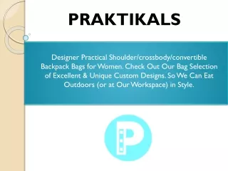 Carry-all Bags For Women | Designer Insulated Lunch Bags | Praktikals
