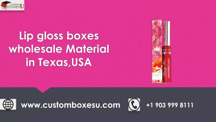 lip gloss boxes wholesale material in texas usa