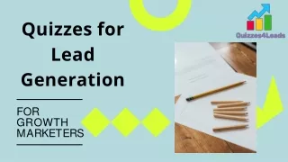 quizzes for lead generation