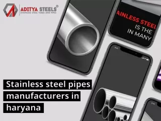 Stainless steel pipe manufacturers in haryana